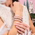 Strawberry Confetti | Deluxe Crystal Kikiballa Bracelet